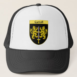 Carroll Coat of Arms/Family Crest Trucker Hat