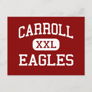 Carroll - Eagles - High School - Ozark Alabama Postcard