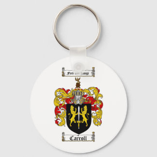 CARROLL FAMILY CREST -  CARROLL COAT OF ARMS KEY RING