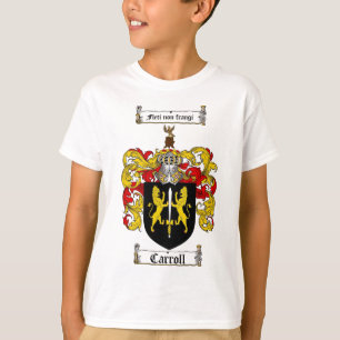 CARROLL FAMILY CREST -  CARROLL COAT OF ARMS T-Shirt