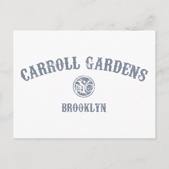 Carroll Gardens Postcard (Front)