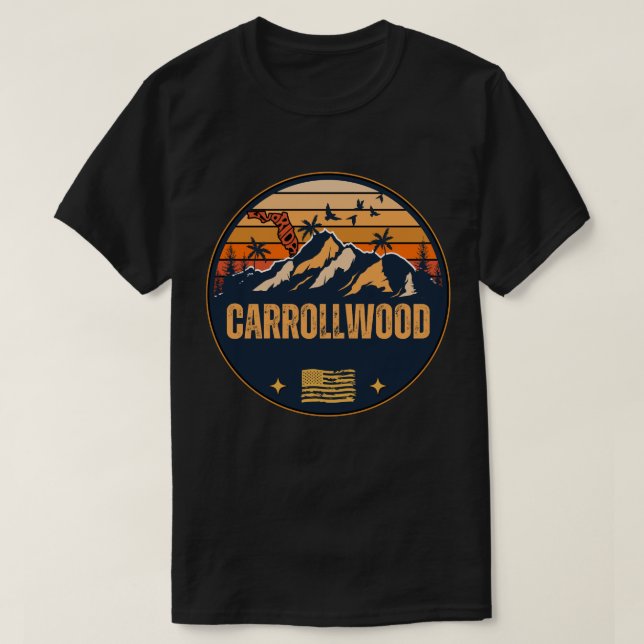 Carrollwood, Florida  T-Shirt (Design Front)