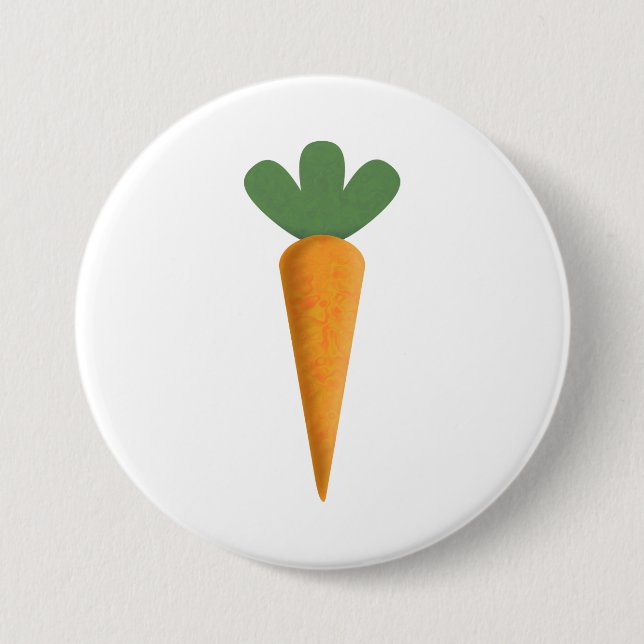 Carrot 7.5 Cm Round Badge (Front)