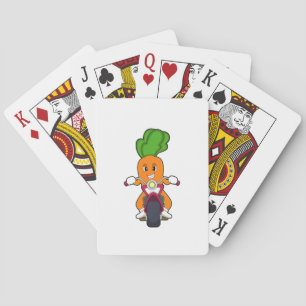Carrot as Biker with Motorcycle.PNG Playing Cards