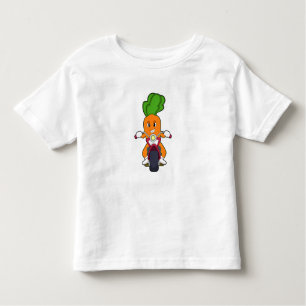 Carrot as Biker with Motorcycle.PNG Toddler T-Shirt