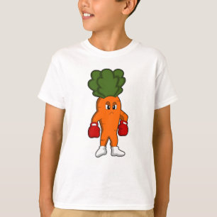 Carrot as Boxer with Boxing gloves T-Shirt