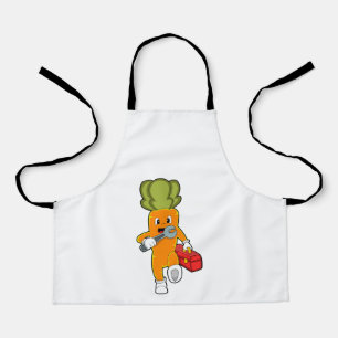 Carrot as Mechanic with Toolbox Apron