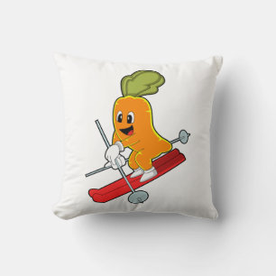 Carrot as Skier with Ski Cushion