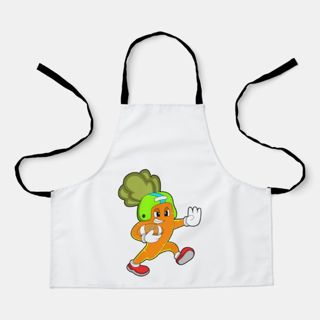 Carrot at Football Sports Apron (Front)
