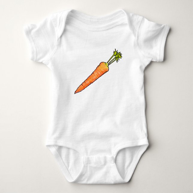 Carrot Baby Bodysuit (Front)