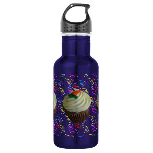 Carrot Cake Cupcake with Confetti 532 Ml Water Bottle