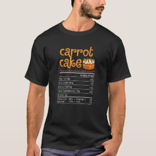 Carrot Cake Recipe Cupcakes Pie Gluten Free Vegan T-Shirt