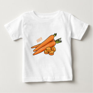 Carrot cartoon illustration baby T-Shirt