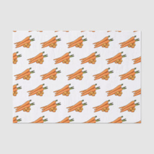 Carrot cartoon illustration tissue paper