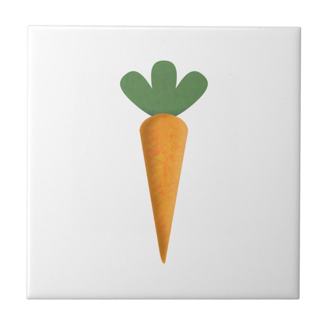Carrot Ceramic Tile (Front)