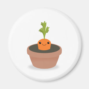 Carrot Character Magnet