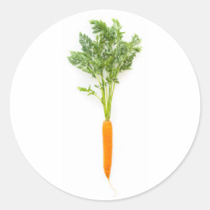 Carrot Classic Round Sticker