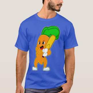 Carrot Cricket Cricket Bat  T-Shirt