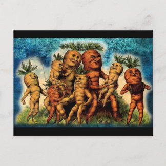 Carrot Family Weirdness Postcard