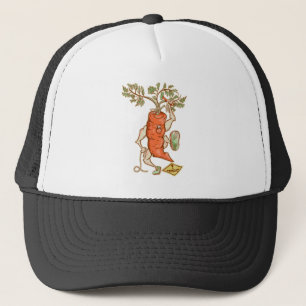 Carrot fighting Funny vegetable Trucker Hat