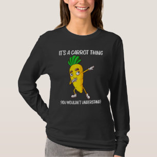 Carrot For Men Women Vegan Farm Vegetable Plant _6 T-Shirt
