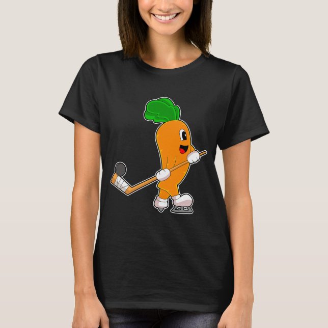 Carrot Ice hockey Ice hockey stick T-Shirt (Front)