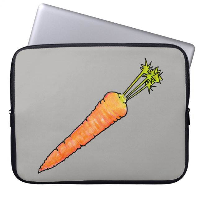 Carrot Laptop Sleeve (Front)