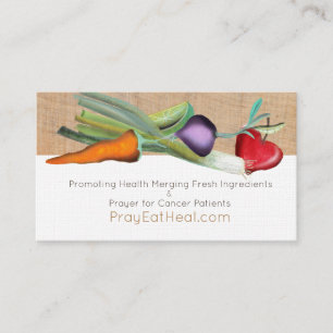 Carrot Lemon Business cards Onion Turnip