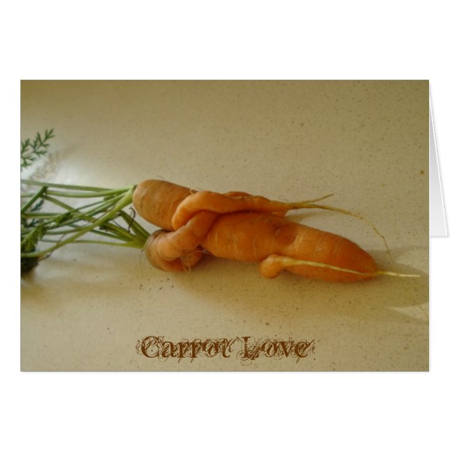 Carrot Love Card (Front Horizontal)