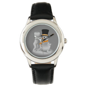 Carrot Nose Snowman Kid’s Watch