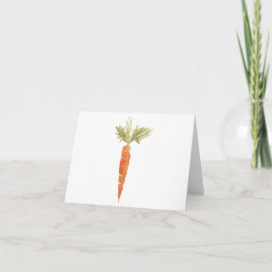 Carrot Note Card