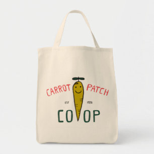 Carrot Patch Co-op Wolfie the Bunny tote bag