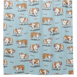Carrot pattern shower curtain