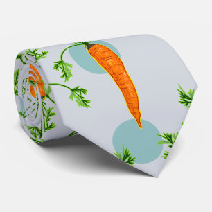Carrot pattern tie