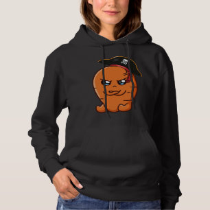 Carrot Pirate Vegan Food Hoodie