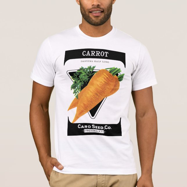 Carrot Seed Packet Label T-Shirt (Front)