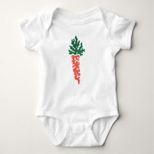 Carrot swirl infant creeper