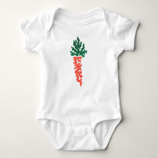 Carrot swirl infant creeper