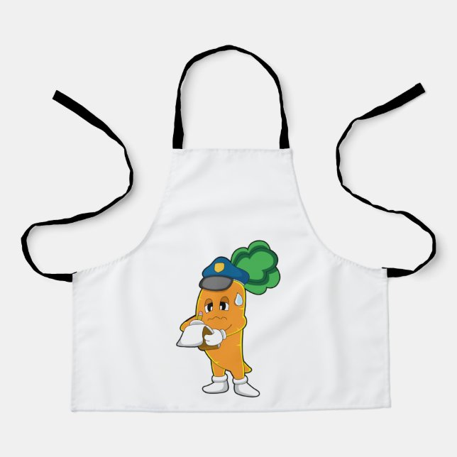 Carrot Traffic warden Parking ticket Apron (Front)
