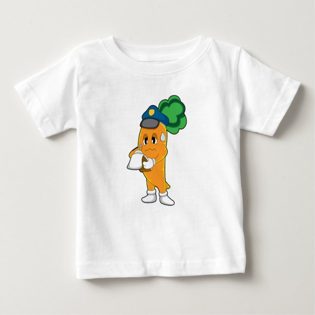 Carrot Traffic warden Parking ticket Baby T-Shirt (Front)