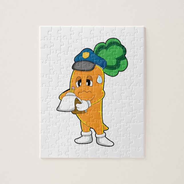 Carrot Traffic warden Parking ticket Jigsaw Puzzle (Vertical)