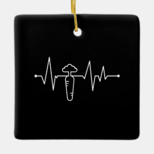 Carrot Vegetable Vegan Ceramic Ornament