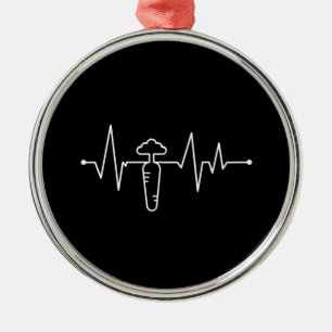 Carrot Vegetable Vegan Metal Ornament
