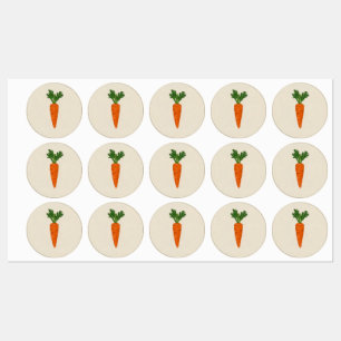 Carrots and Carrots   Stationery and Gift Stickers