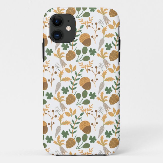 Carrots And Nuts Pattern Case-Mate iPhone Case (Back)