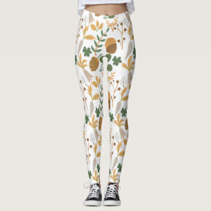 Carrots And Nuts Pattern Leggings