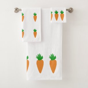 "Carrots" Bath Towel Set