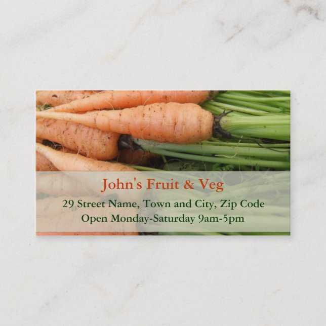Carrots Business Card (Front)