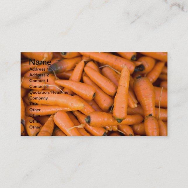 Carrots Business Card (Front)