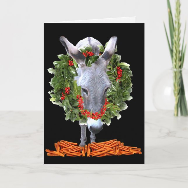 CARROTS FOR CHRISTMAS HOLIDAY CARD (Front)